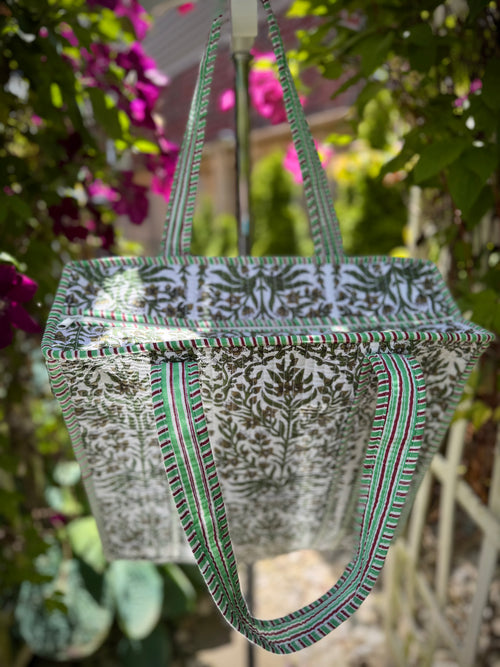 BHOOMI Herbal pattern Tote Bag