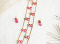 Abha Traditional 3- layered palakka style choker set