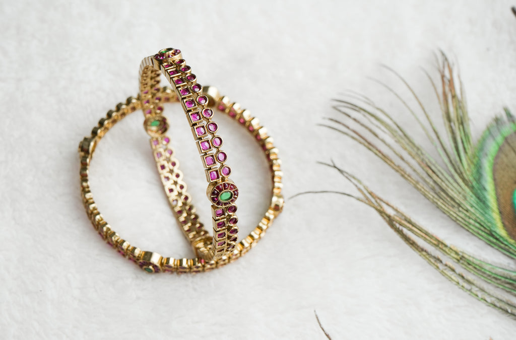 APARAJITHA KEMP -AD STONE BANGLES