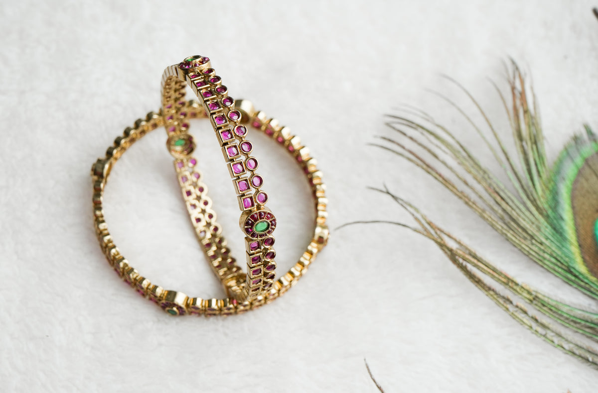 APARAJITHA KEMP -AD STONE BANGLES