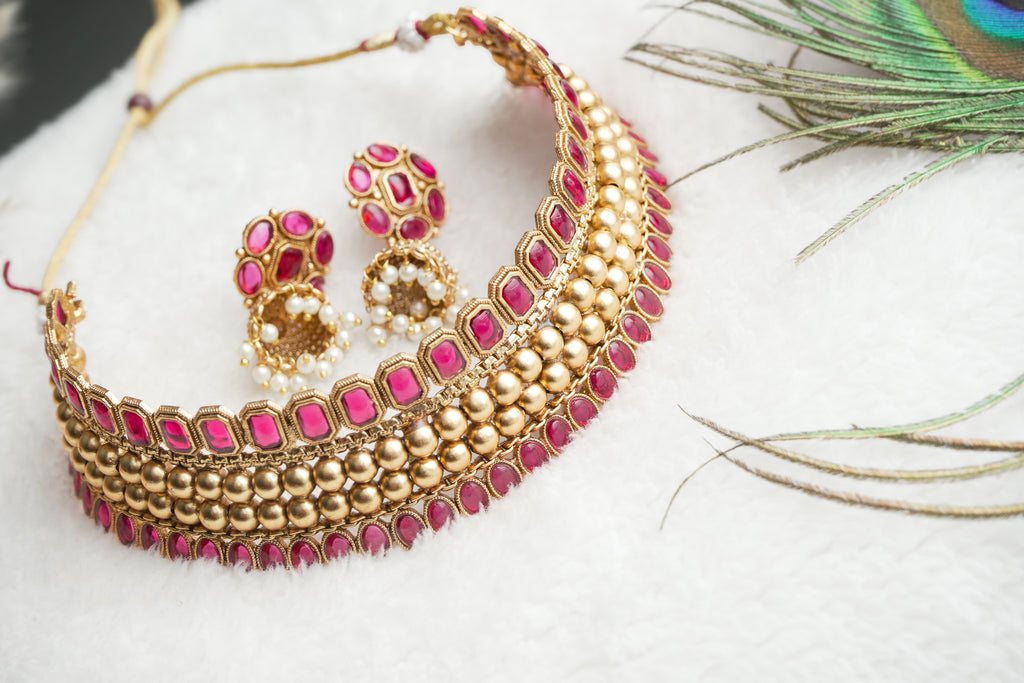 Chandrabha Traditional designer choker set