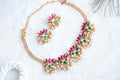 Dishitha Traditional lotus choker set
