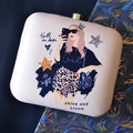 PRINTED CLUTCH/HANDBAG -shine and bloom