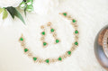 Phoebe AD Stone Necklace with matching Earrings