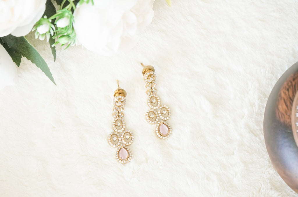 Sophie AD Stone Necklace with matching Earrings