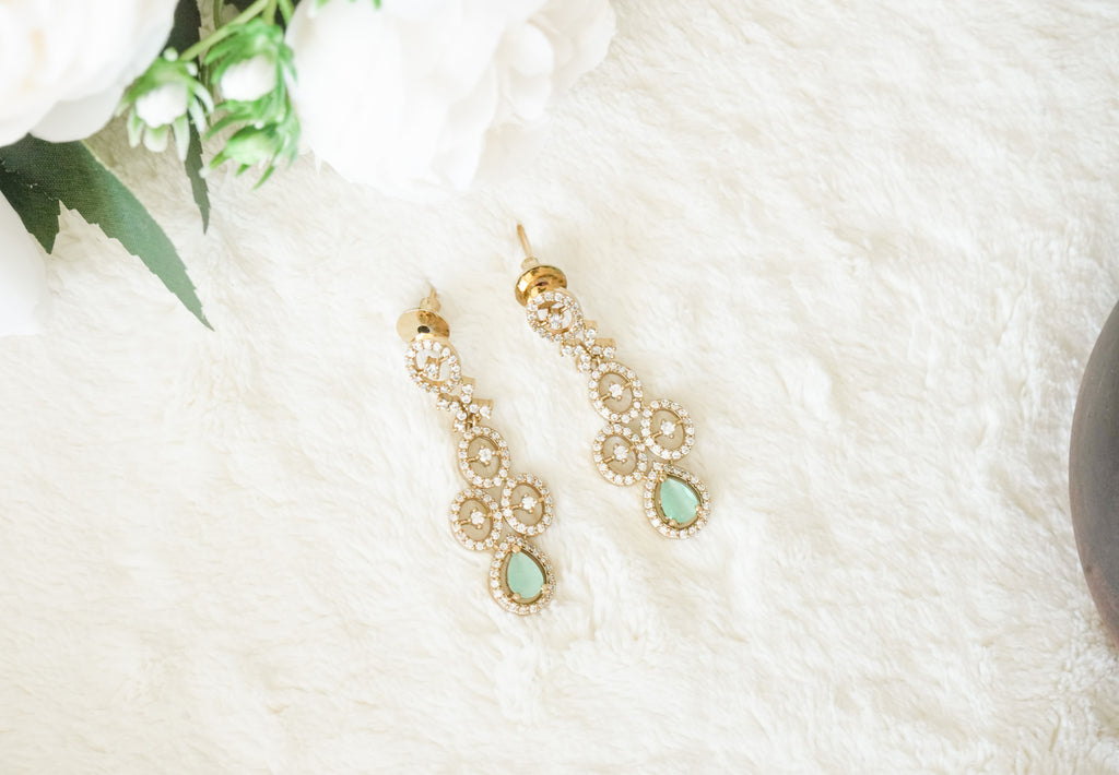 Sophie AD Stone Necklace with matching Earrings
