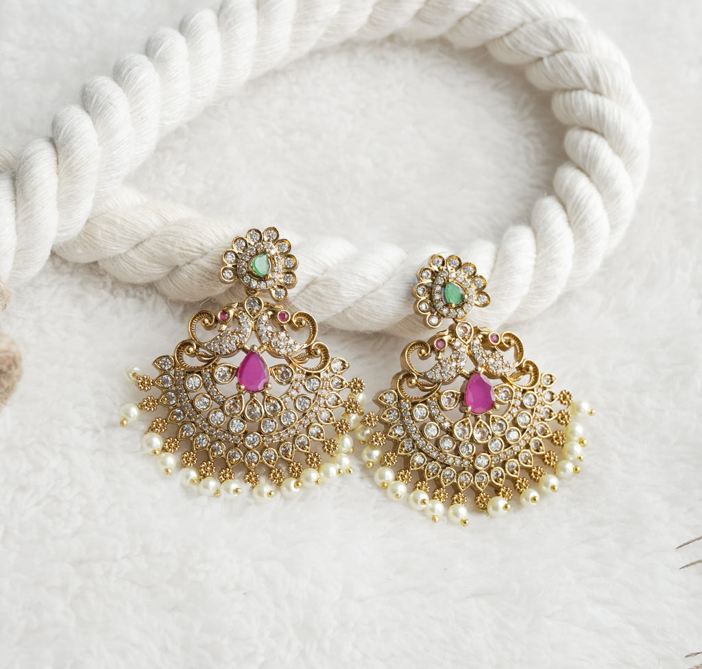 DEEPIKA KEMP -AD STONE EARRINGS